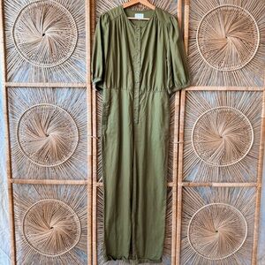 Everly Olive Green Jumpsuit